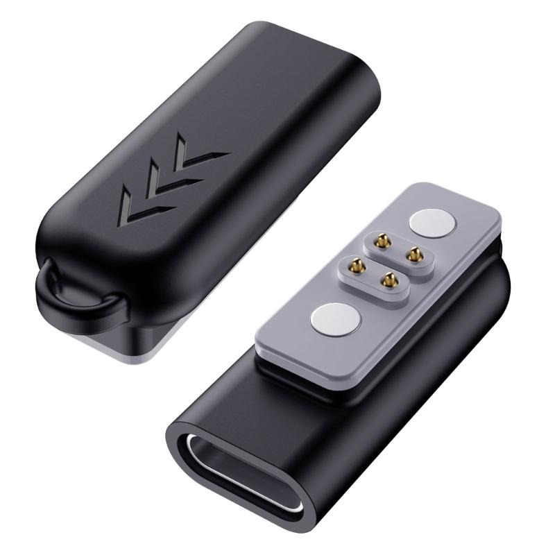 Magnetic Charging Adapter for Run Plus Earphones USB C Quick Charging Converters Travel Design