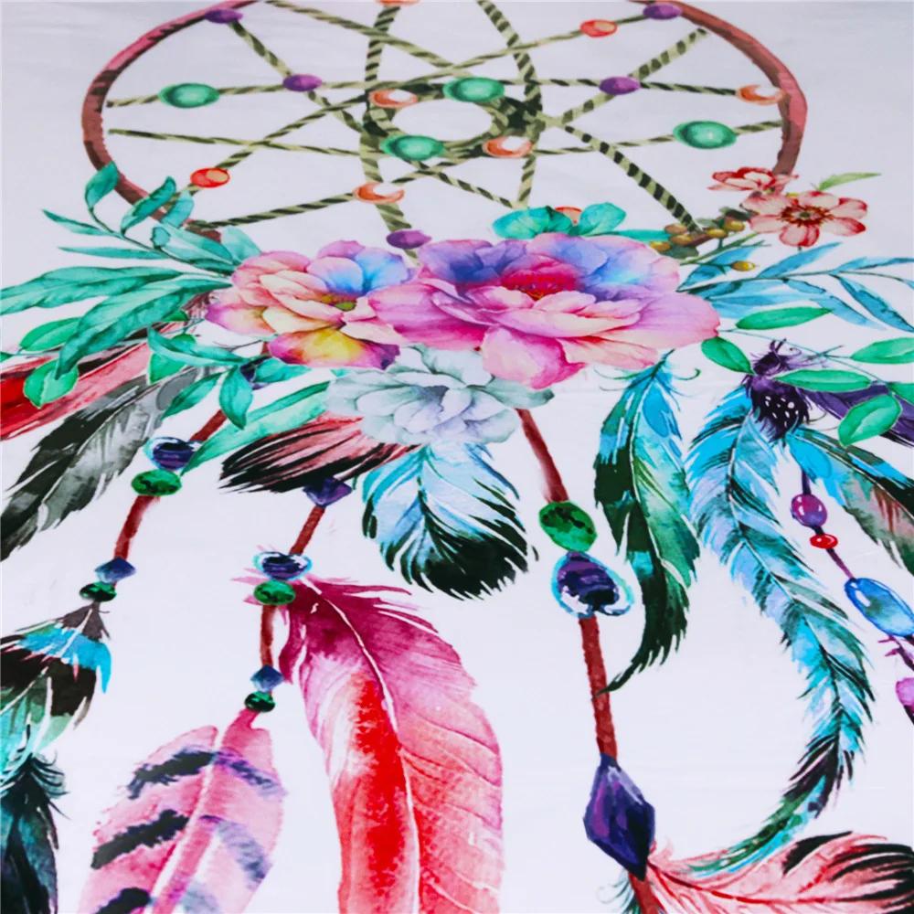 Bed Cover Dream Catcher Comfortable Quilt Cover Sets Beding Set Printed Soft Duvet Cover Set Shet Pilowcases Quen King Bedlinen Dropshiping