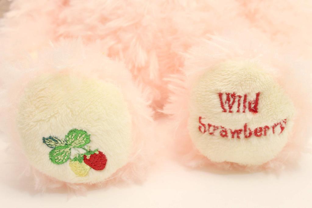 Take Off Plush Music Box Wild Strawberry Bear, Small, Pink