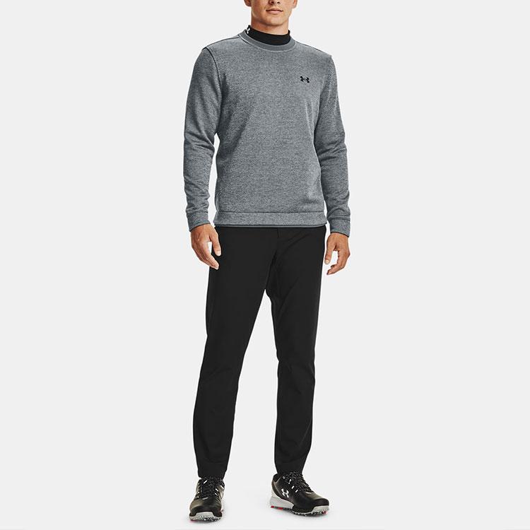 Under Armour Fleece Casual Crew Neck Sweatshirt Men Tops Gray 1360503-012