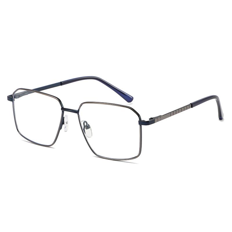 Classic Blue Light Protection Glasses - Stylish Metal  Glasses - Comfortable Nose Pads Suitable For Long-term Wear 6010