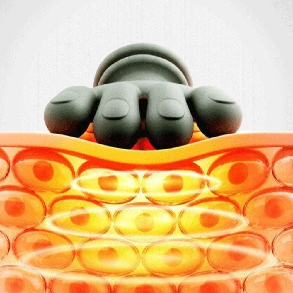 Heating Compress Heated Neck Massager Bionic Hand Shoulder Massager for Back Neck