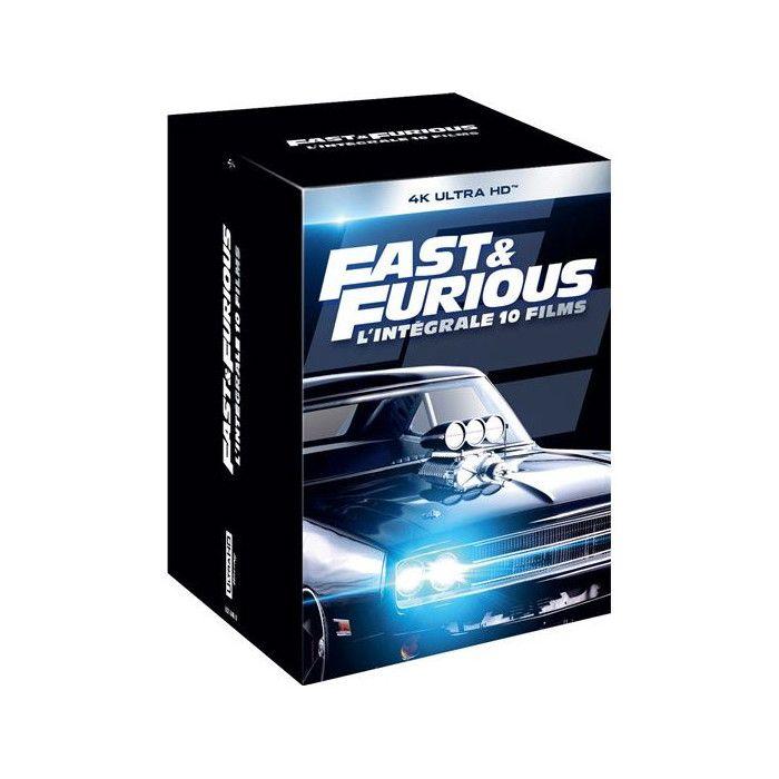 Coffret Fast &amp; Furious 1 à 10 Blu-ray 4K Ultra HD