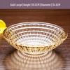 Homeglen European Crystal Glass Fruit Bowl