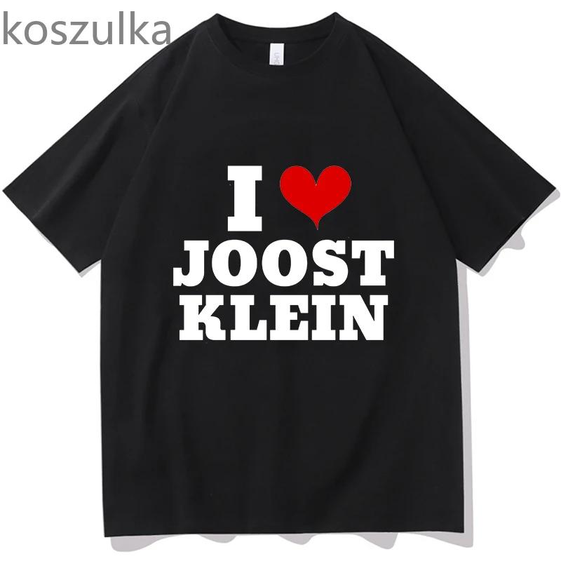 

I Love Joost Klein Merch Printing Tshirts Funny Graphic Teeshirt Vintage Hip Hop Women Clothing Harajuku Tees FeUnisex Clothes 4XL