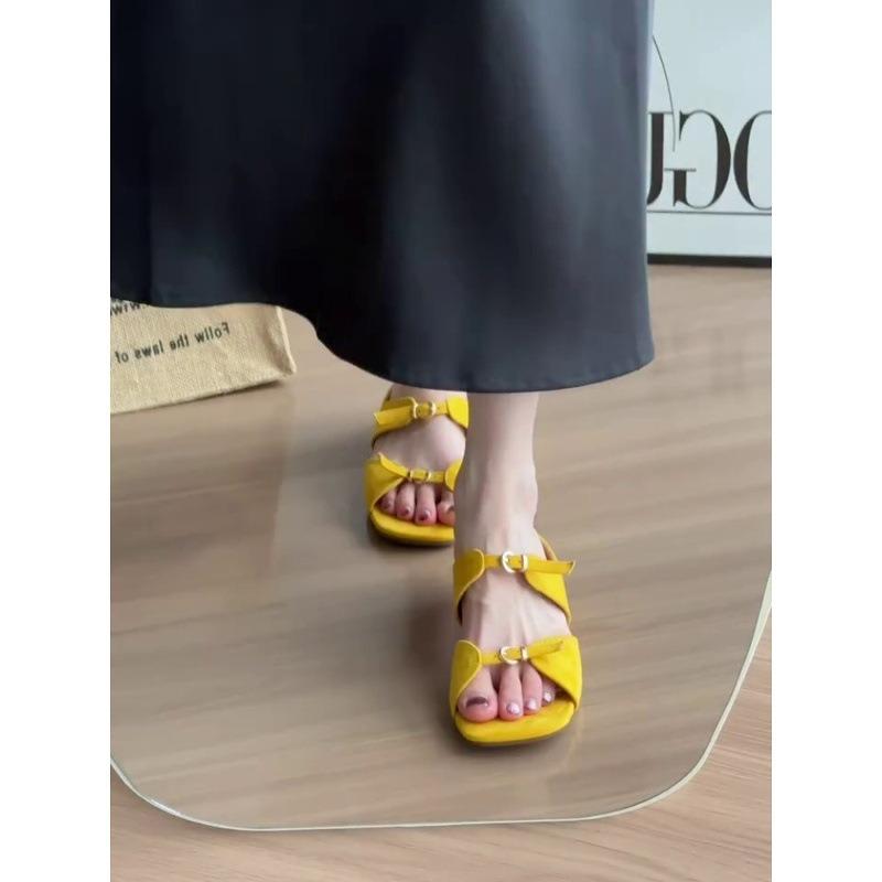 Inner height increase temperament open-toed cool slippers women's summer new high-end versatile bow one-pedal platform sandals