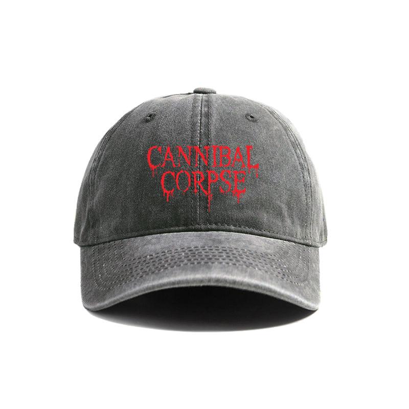 Cannibal Corpse Baseball Cap Summer Distressed Dad Hats Unisex Outdoor Adjustable Cotton Caps MZ-433