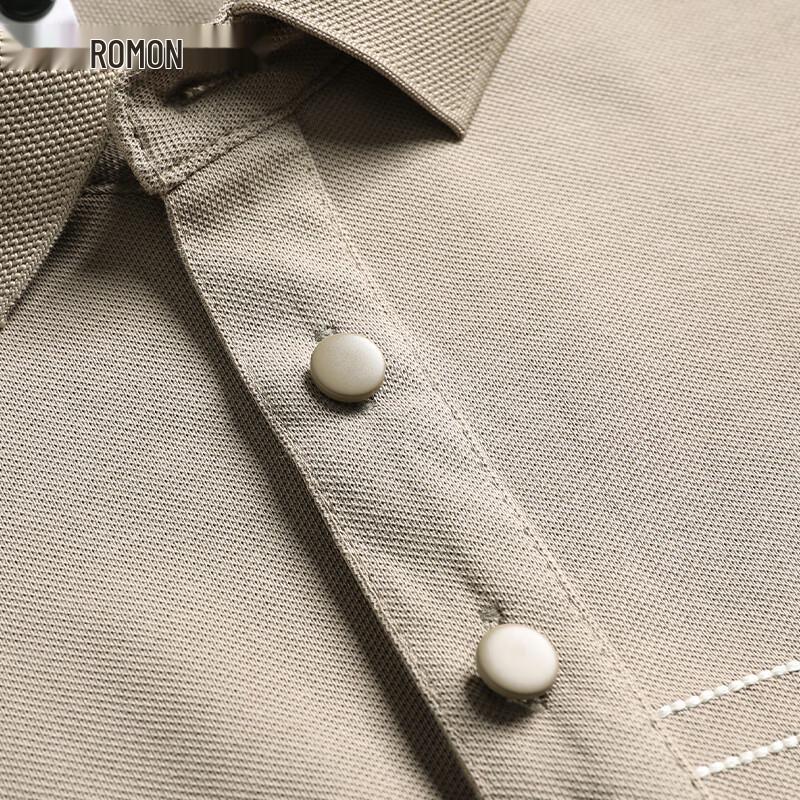 Men's Business Casual Long-Staple Cotton Polo Shirt