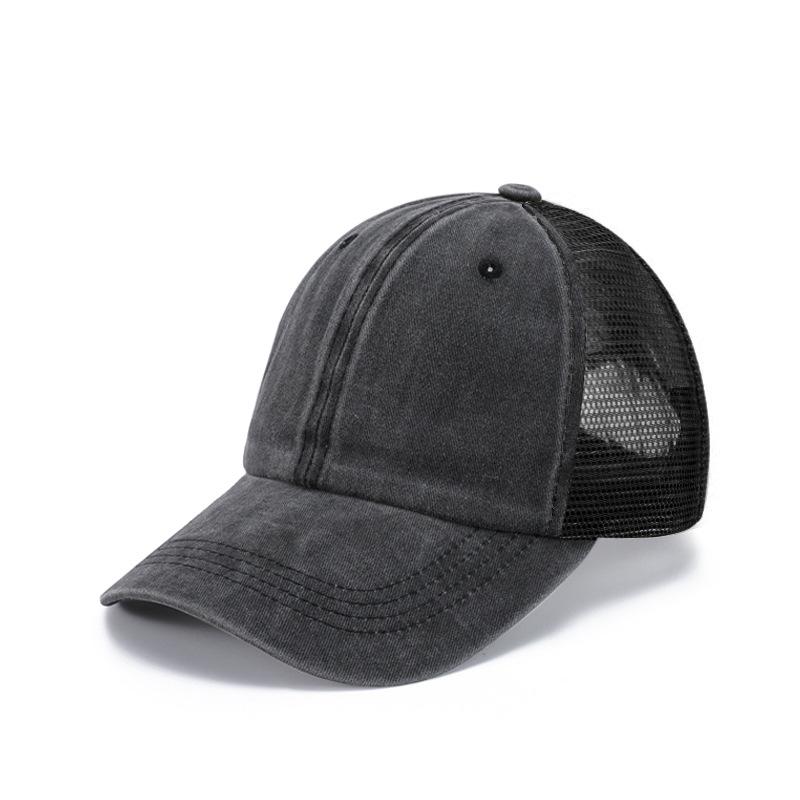 Vintage Distressed Dad Hat with Embroidered Logo – Soft Brim, Flat Bill Baseball Cap