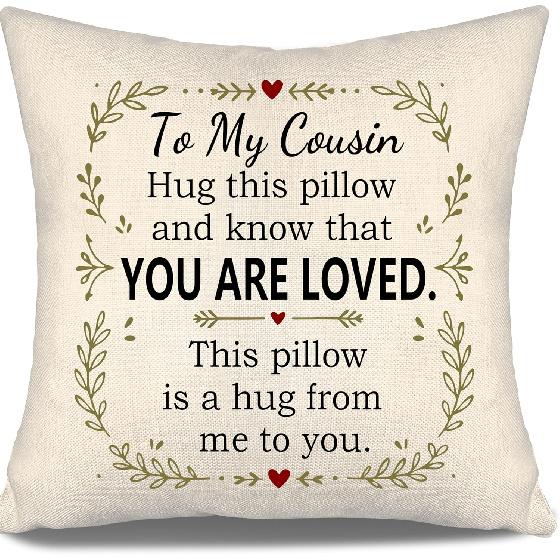 Daughter Hug This Pillow and Know That You Are Loved This Pillow Is A Hug from Me To You Throw Pillow Covers for Daughter from Mom Dad Birthday Gift