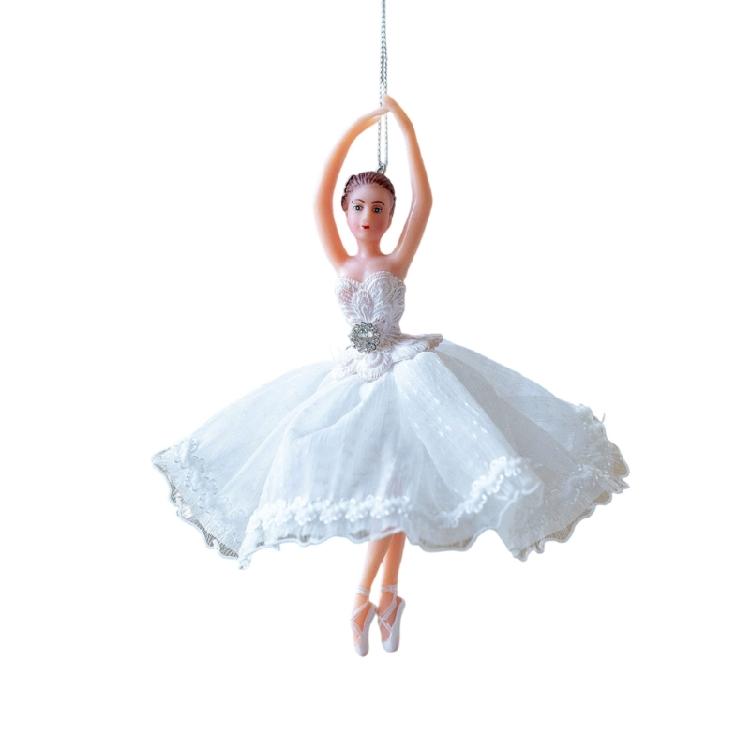 Ballet Dancer Hanging Pendant For Christmas Tree  Holiday Ornament Seasonal Home Decoration