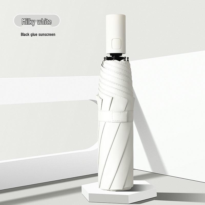 Large Women's Automatic Umbrella: UV Protection, Sunshade, Sturdy, Foldable, Suitable for Sun and Rain