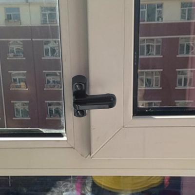 1 Set Raamslot Stabiel Eenvoudige installatie Antidiefstal Zinklegering T-vormig raamveiligheidsslot Thuisvoorziening