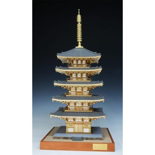 Woody Joe 1/75 Scale Daigoji Temple Five-Story Pagoda Wooden Model Assembly Kit 4560134352865