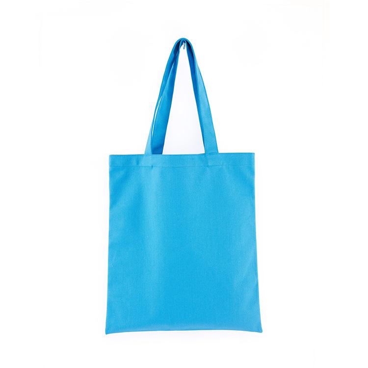 Diy Shopping Bags Women Solid Canvas Bags Casual Tote Shoulder Bags Girls Female Portable Handbags Shopping Bag