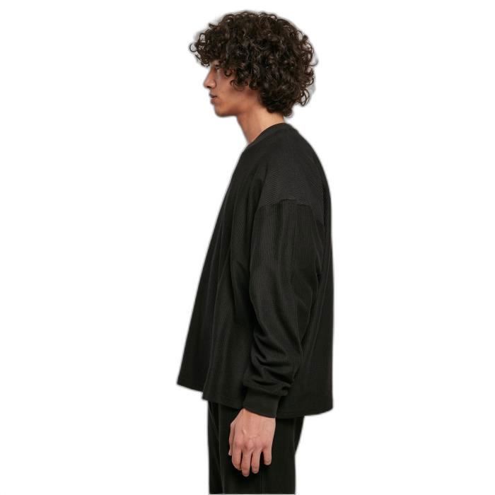Hanorac Urban Classics Rib Terry Boxy Crew - negru - S