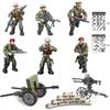 New WW2 Special Force SWAT Police Military Building Block World War 2 USA Army Soldier Figure MOC Block Brick Toy For Children