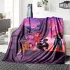 Power Rangers Sunset Flannel Blanket Super Soft Warm Cozy Blanket For Sofa Bed Office Travel Allseason Home Decor Gift