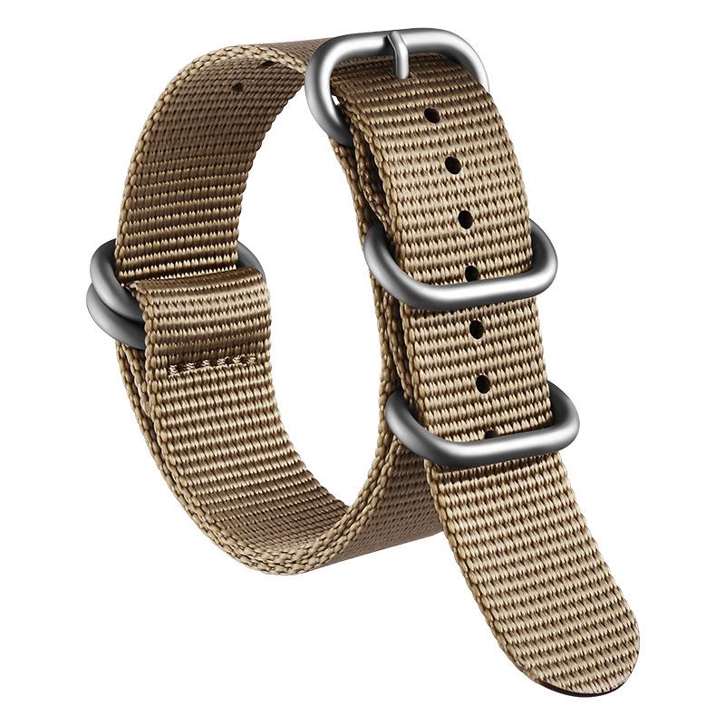 Bracelet de Montre NATO en Nylon Épaissi Xinlei - Bracelet Universel en Toile Tissée 20/22mm