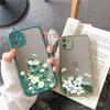Floral Flower Phone Case For iPhone X XS MAX XR 16 15 14 11 12 13 Pro Max 7 8 Plus SE2 Matte Shockproof Fundas Cover