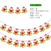 Paper Decorative Christmas Flags And Streamers For School Store Celebrations Featuring Cute Art Cartoon