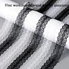 Fancy Lace 2.9CM Width Flat Shoelace For Sneakers Women Casual Shoes Black White Shoe Laces Accessorices