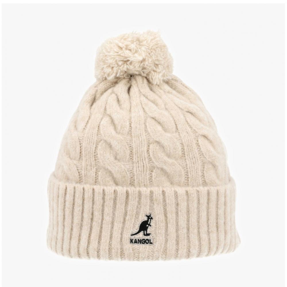Kangol Cable Knit Pom Pom Beanie K4460sm Beige