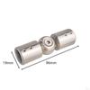 Corner Connector for Curtain Rods, Adjustable Angle, Universal Connection Bathroom Glass Doors,