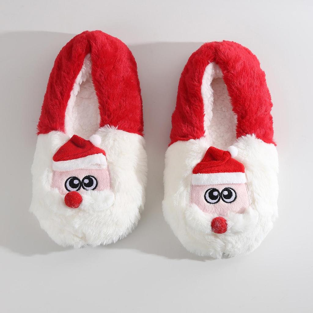 Cozy Santa Claus Non-Slip Winter Socks: Thickened, Velvet-Lined, Soft Sole for Autumn & Winter