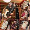 Durable Wristband Phone Case For HTC Desire 20 Plus/D20+ Lanyard Back Cover Shockproof Flower Soft case Fashion Design