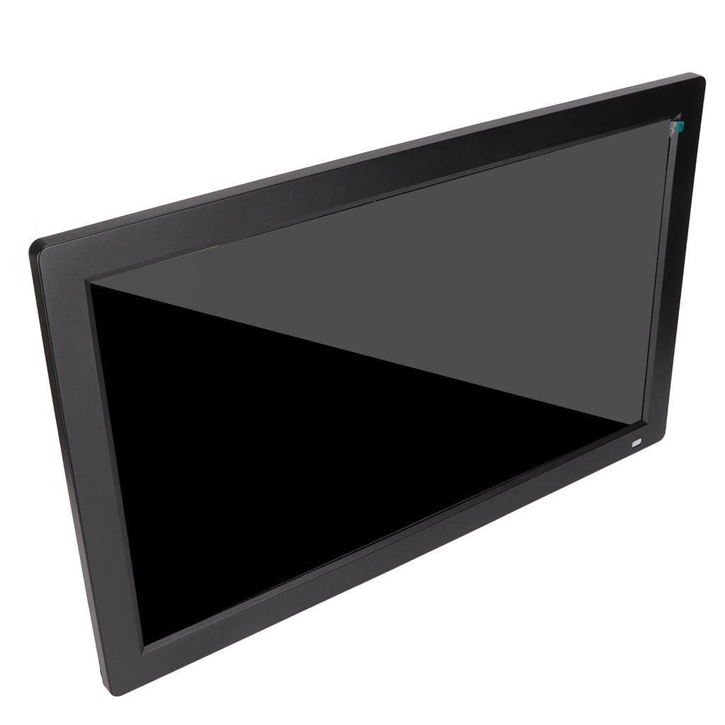 18.5in Digital Picture Frame 1080P Portable HD Advertising Machine for Home Black