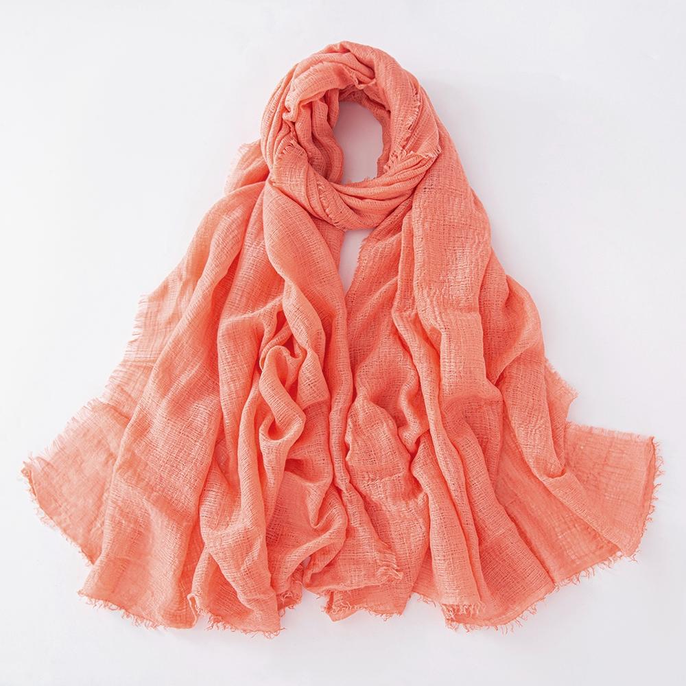 47 Colors Winter Hijab Fluffy Cotton Polyester Scarf Soft Pashmina Warm Neck Wrap Women Plain Fashion Cosy Shawl Shemagh