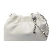 2025 new Korean version niche design simple pleated cloud bag fashion versatile commuter chain messenger bag women