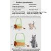 Pet Bag Creative Animal Style Pet Handbag Cat Puppy Crossbody Bag Shoulder Bag Universal Comfortable and Breathable Convenient