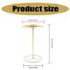 Stylish Round Based Jewelry Organizer Display Stand for Rings Necklaces Earrings Women Accessories Storage Organizer