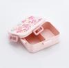 Skater Adult Lunch Single Dishwasher Microwave Made in Sanrio My Cherry Blossom Box, 4-Point Lock, Layer, 650ml, Safe, Safe, Japan, Melody, Design,