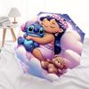 Stitch,Lilo Automatic folding umbrella, 8 ribs portable foldable design, best choice for business and going out, birthday, Halloween, Christ