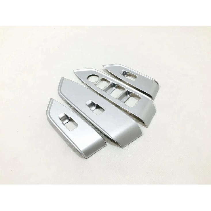 For Mazda CX-8 CX8 2016 2017 2018    Sticker Ornament Window Glass Panel Armrest Lift Switch Button Trim Frame Parts ABS Silver