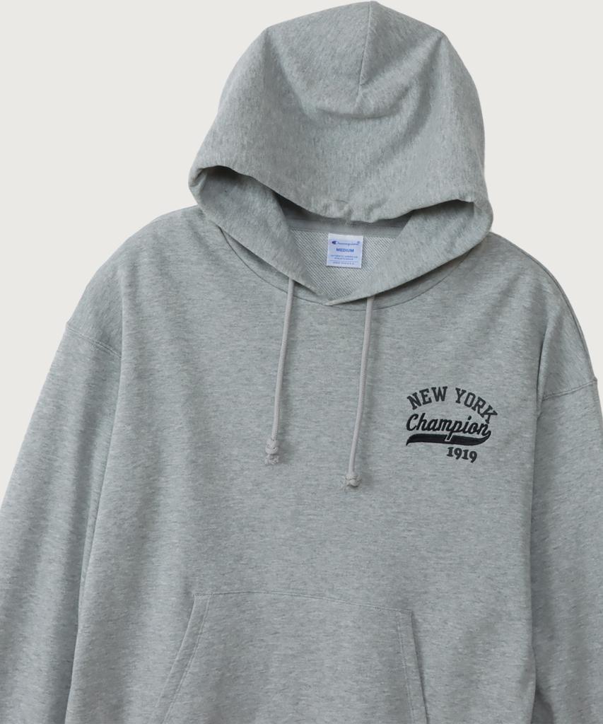 Women'S New York Loose Fit Hoodie Oxford Grey