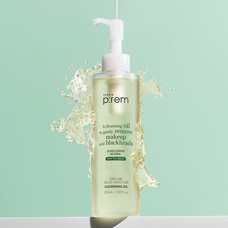 

[make p:rem] *renewal* Safe Me Relief Moisture Cleansing Oil 210ml