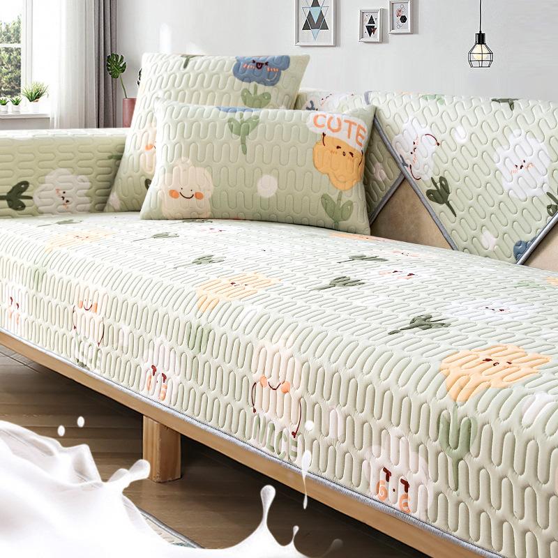 

Latex Ice Silk Sofa Cushion, Summer And Summer Non-Slip Mat Cushion, Simple Modern Leather Sofa Cover Cover Cloth Towel 70*70cm