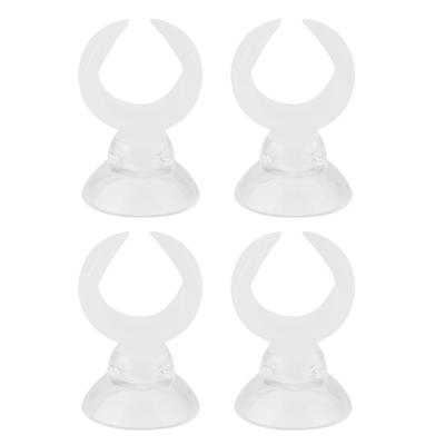 Pinces à ventouse pour aquarium, supports de tubes d'air(Blanc Diamètre Intérieur 14.6mm)