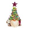 1 Pcs Christmas Decoration Resin Gnome Xmas Tree Figurines Statue Ornaments Creative Dwarf Miniatures Desktop Decoration Crafts