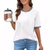 Spring Summer Women's Solid Color Casual Wide Leg Drawstring Elastic Waist Sweatpants