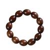 Purple Rosewood & Green Sandalwood Bead Bracelet: Irregular Design with Buddhist Beads for Men and Women