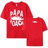 Cotton Summer Tees PAPA ROACH Heavy Mental Band Tshirts Graphic Clothing for Women Short Sleeve Unisex Streetwear O-neck Female Top