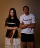 Peideomeonteu Fader Logo 16-Count Short Sleeve T-Shirt (Black)