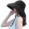 UV Protection Hat for Women Hat with Improved Windproof Breathable and Foldable Design Large Wide Slimming Chin UV Sun Scallop Head Circumference