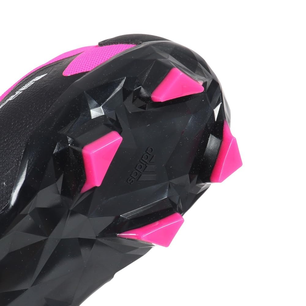 Adidas Predator L LTC74 Soccer Core Shock Pink Size 2E Accuracy.3 HG/AG Cleats, Black/Footwear White/Team (GW4635), 25.5 cm,