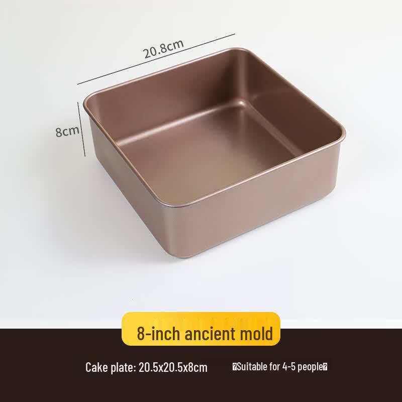 8-inch Square Deep Non-stick Cake Baking Pan